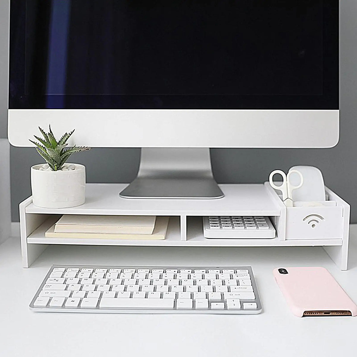 Deskte Enkel Minimalist Monitor Riser — Deskte Modern Desks & Workspace Accessories — view 2