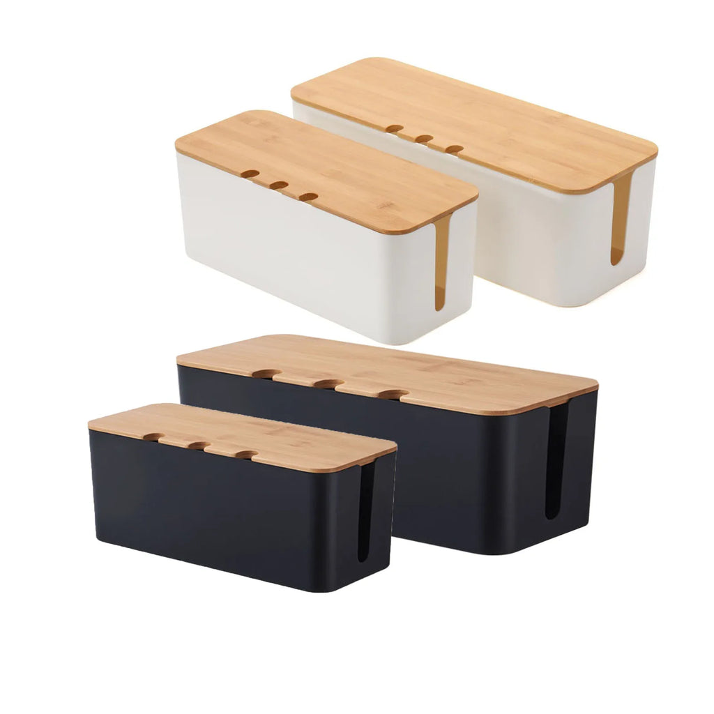 Deskte Bred Large Cable Management Box — Deskte Modern Desks & Workspace Accessories