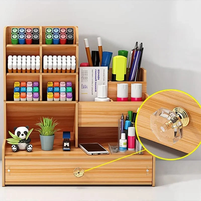Deskte Ordne Wood Desk Tidy — Deskte Modern Desks & Workspace Accessories — view 3