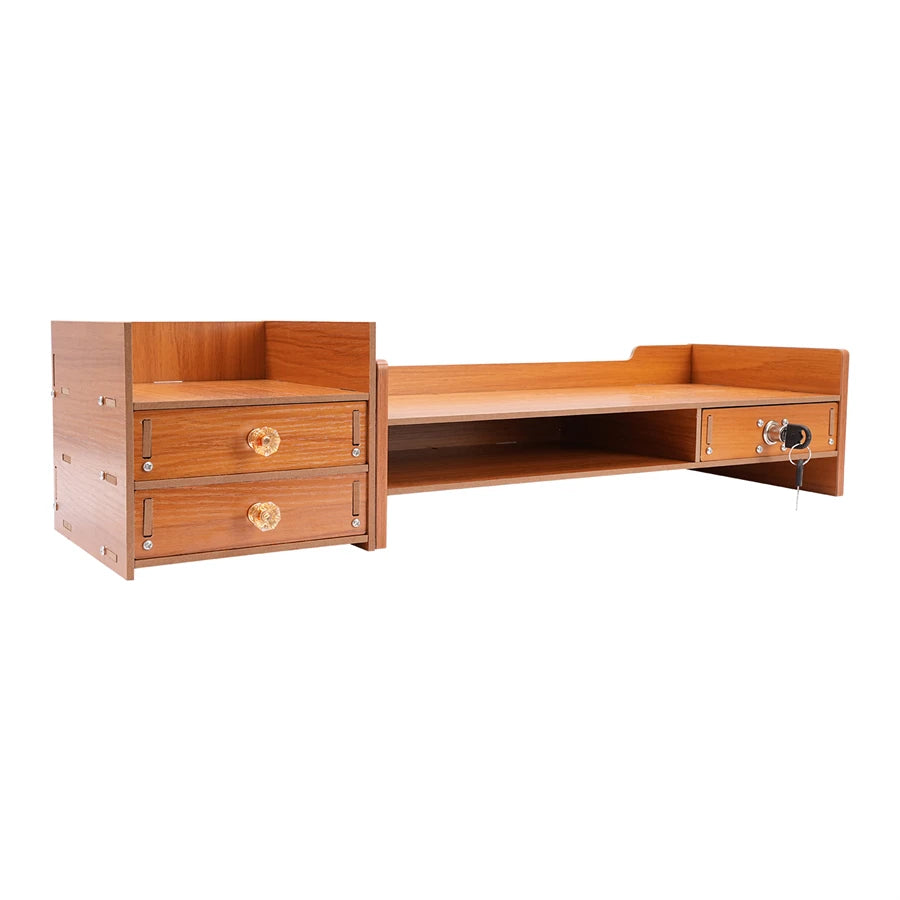 Deskte Skuff Two-Drawer Monitor Riser — Deskte Modern Desks & Workspace Accessories — view 4