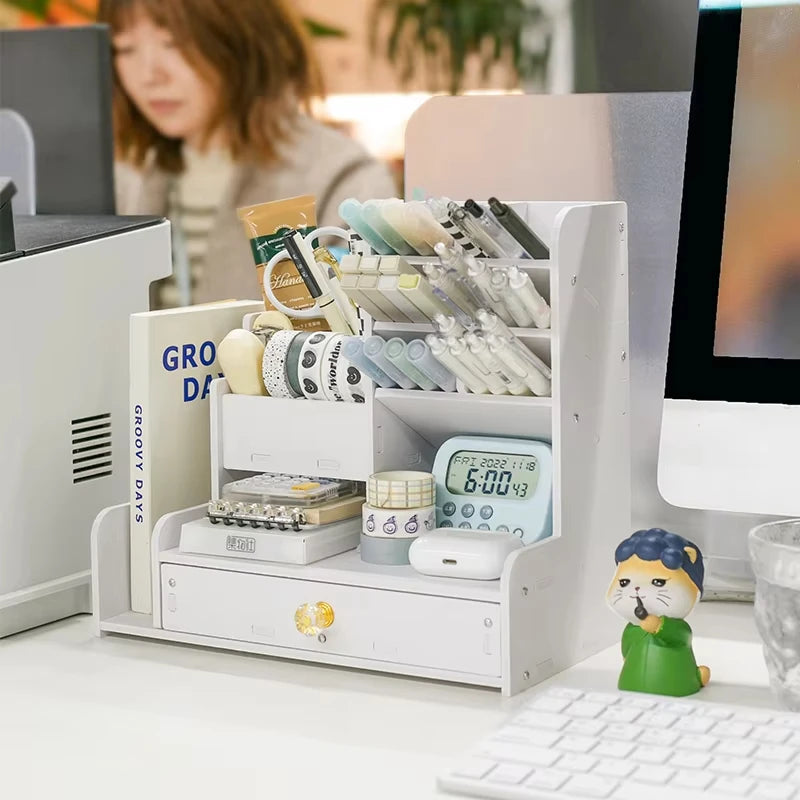 Deskte Hylle Tiered Desk Organizer — Deskte Modern Desks & Workspace Accessories — view 2