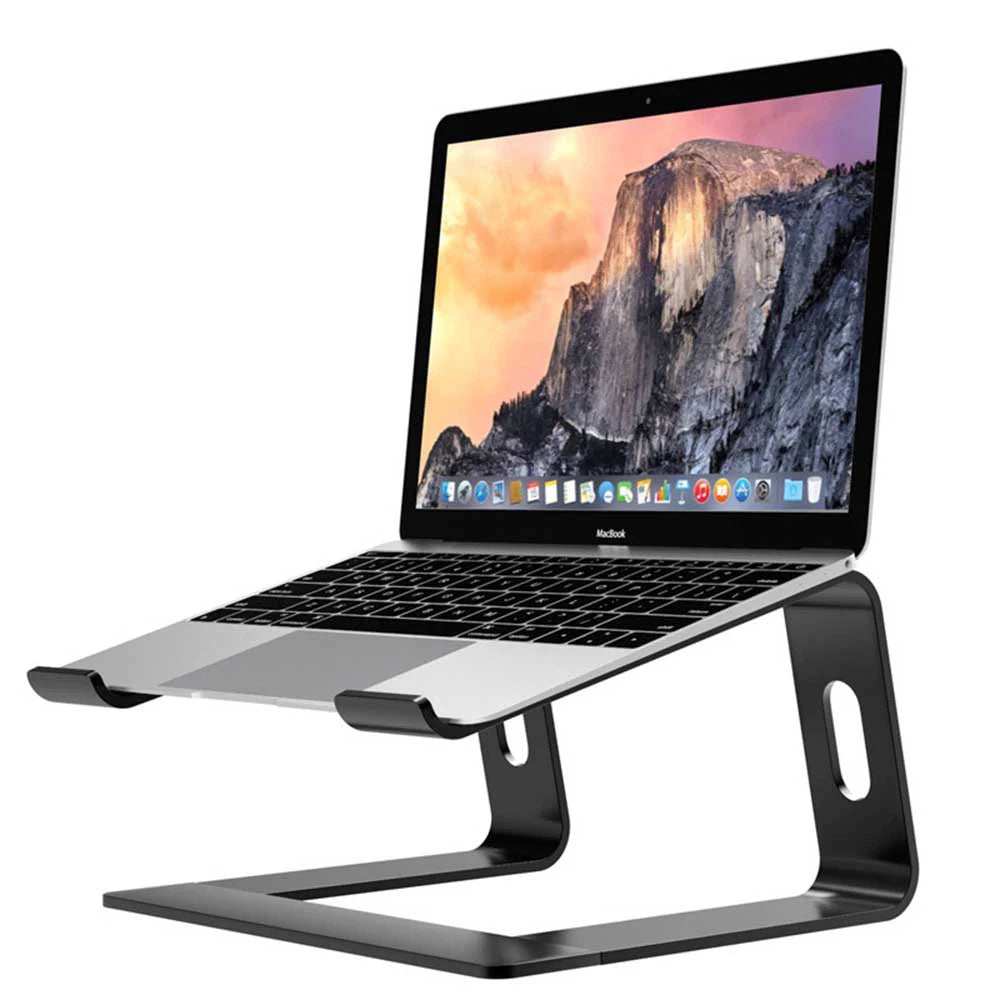 Deskte Vinkel Anodized Laptop Riser — Deskte Modern Desks & Workspace Accessories — view 2