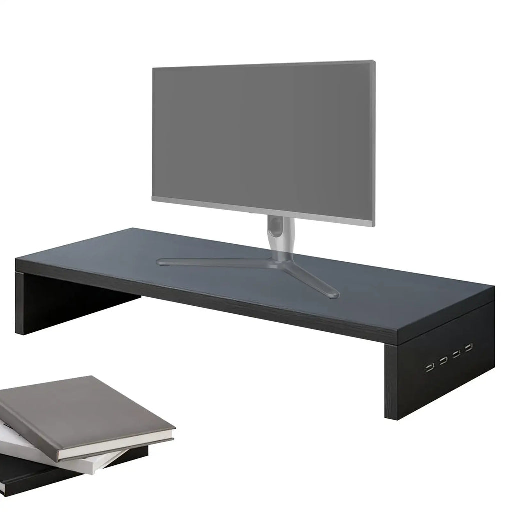 Deskte Port 4-USB Monitor Riser — Deskte Modern Desks & Workspace Accessories — view 2