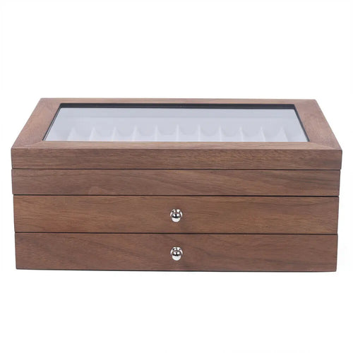 Deskte Arkiv 34-Slot Walnut Pen Cabinet — Deskte Modern Desks & Workspace Accessories — view 2