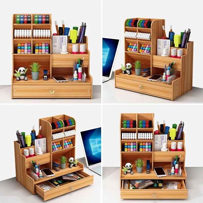 Deskte Ordne Wood Desk Tidy — Deskte Modern Desks & Workspace Accessories — view 2