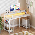 Deskte Halden 48″ Shelf Desk — Deskte Modern Desks & Workspace Accessories
