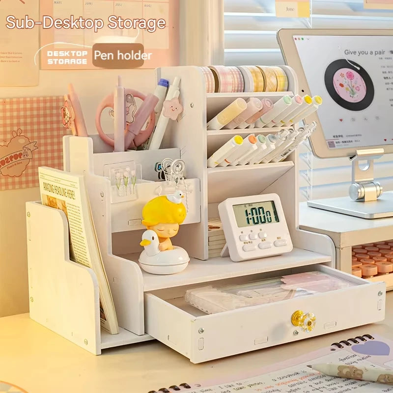 Deskte Hylle Tiered Desk Organizer — Deskte Modern Desks & Workspace Accessories