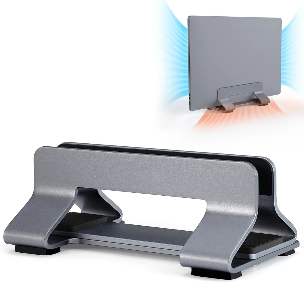 Deskte Kant Vertical Laptop Dock — Deskte Modern Desks & Workspace Accessories
