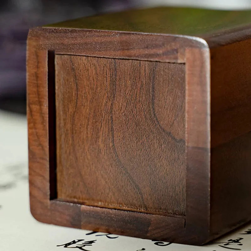 Deskte Stubbe Solid Walnut Pen Block — Deskte Modern Desks & Workspace Accessories — view 5