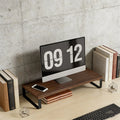 Deskte Verk Oak-and-Steel Riser — Deskte Modern Desks & Workspace Accessories