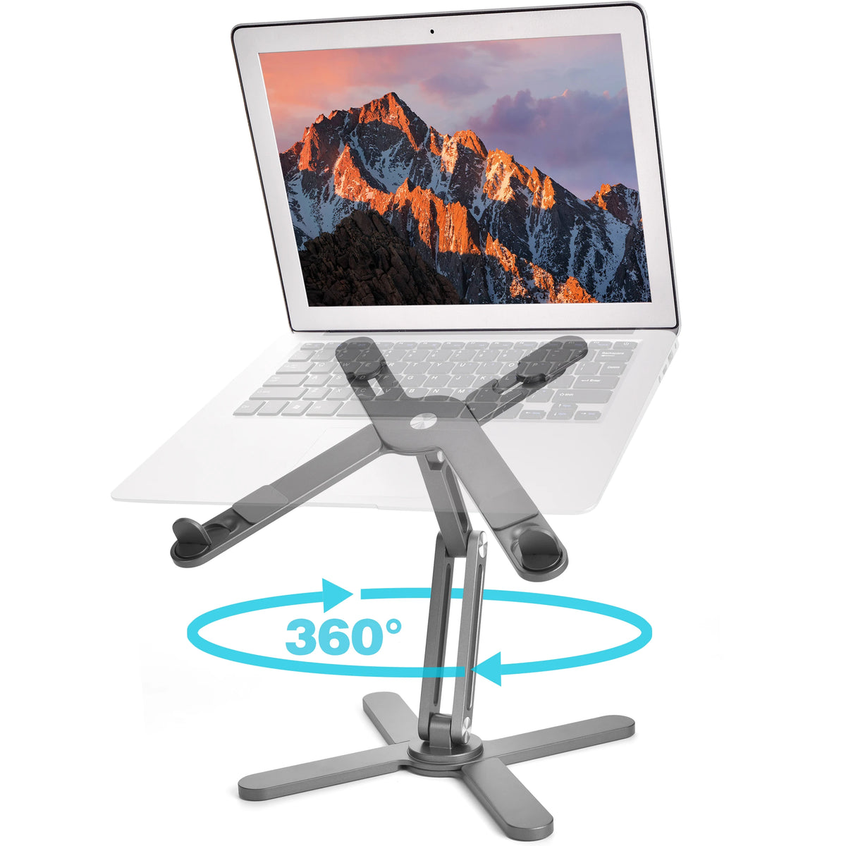 Deskte Sving 360° Rotating Laptop Stand — Deskte Modern Desks & Workspace Accessories