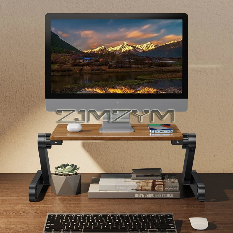 Deskte Trinn Adjustable Solid Wood Riser — Deskte Modern Desks & Workspace Accessories — view 2