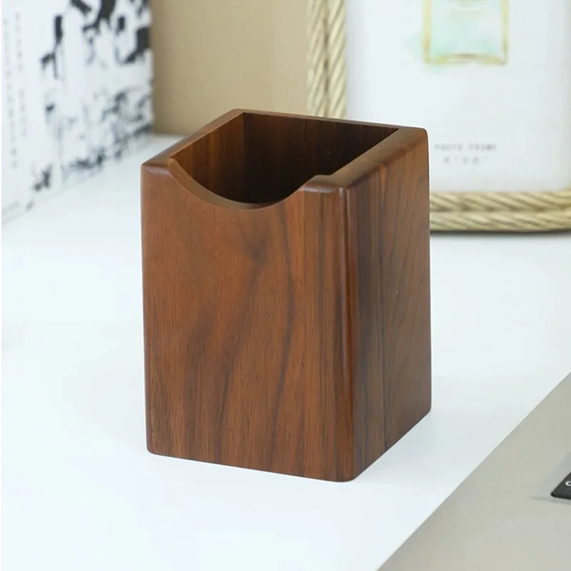 Deskte Stubbe Solid Walnut Pen Block — Deskte Modern Desks & Workspace Accessories — view 4