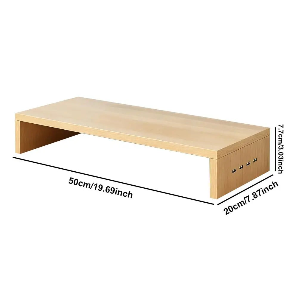 Deskte Port 4-USB Monitor Riser — Deskte Modern Desks & Workspace Accessories — view 4