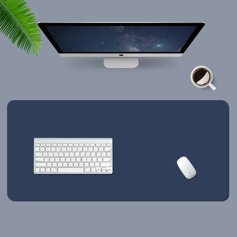 Deskte Flate Vegan Leather Desk Pad — Deskte Modern Desks & Workspace Accessories — view 2
