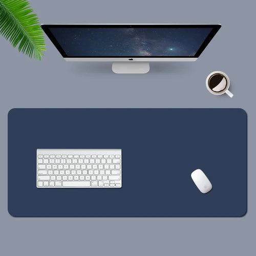 Deskte Flate Vegan Leather Desk Pad — Deskte Modern Desks & Workspace Accessories — view 2