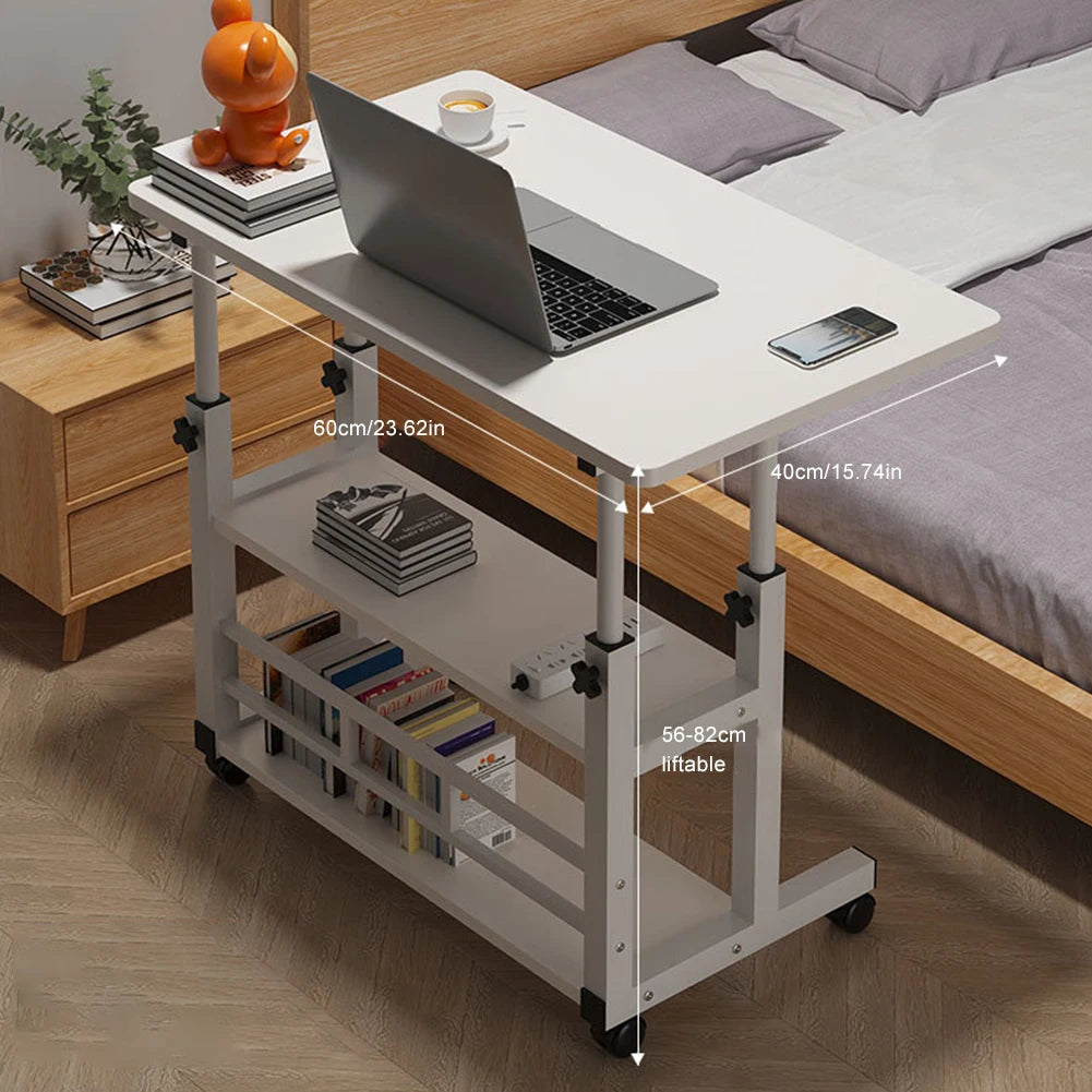 Deskte Rulle Height-Adjustable Side Desk — Deskte Modern Desks & Workspace Accessories — view 3