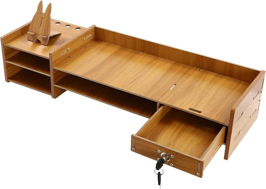 Deskte Kvist Drawer Wood Riser — Deskte Modern Desks & Workspace Accessories — view 2